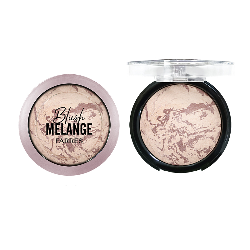 Запеченные румяна с мраморной текстурой Blush Melange